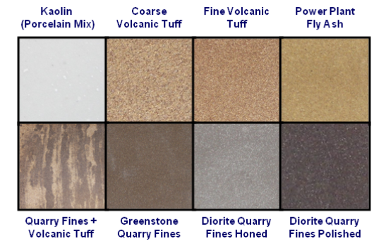 Ceramext tile samples